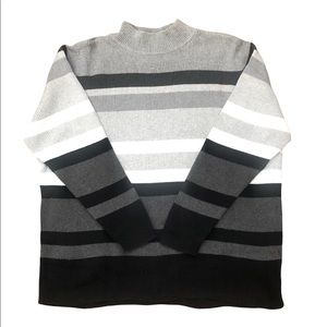 Karen Scott Striped Sweater Sz XXL